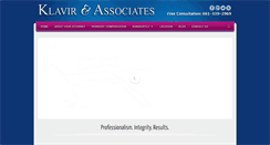 Desktop Screenshot of klavirlaw.com